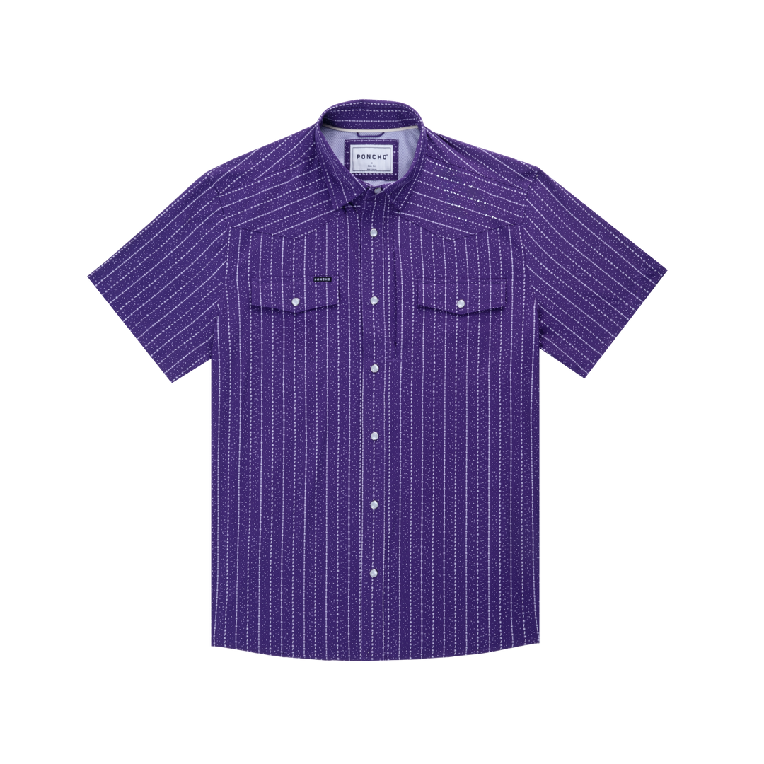 Poncho The Stockyard Short Sleeve Shirt, front view, view 2