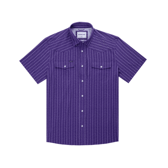 Poncho The Stockyard Short Sleeve Shirt, front view