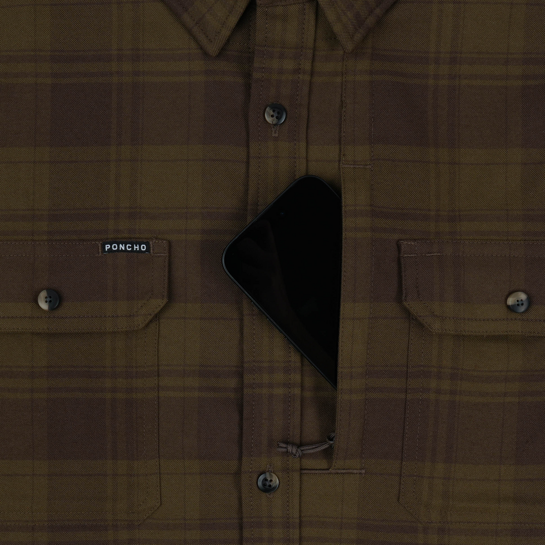 Poncho The Telluride Long Sleeve Shirt, detail, view 3