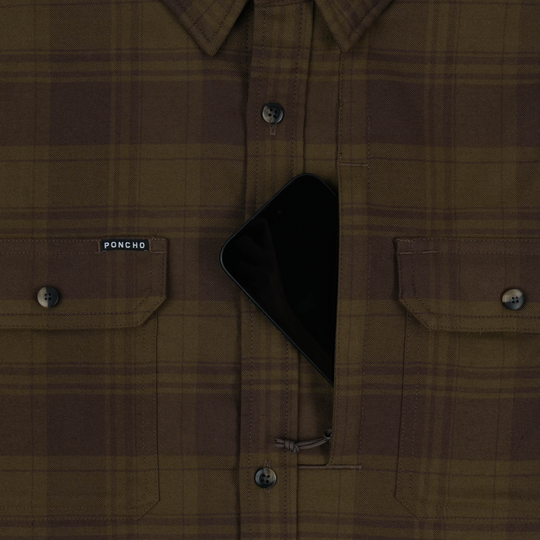 Poncho The Telluride Long Sleeve Shirt, detail, view 3