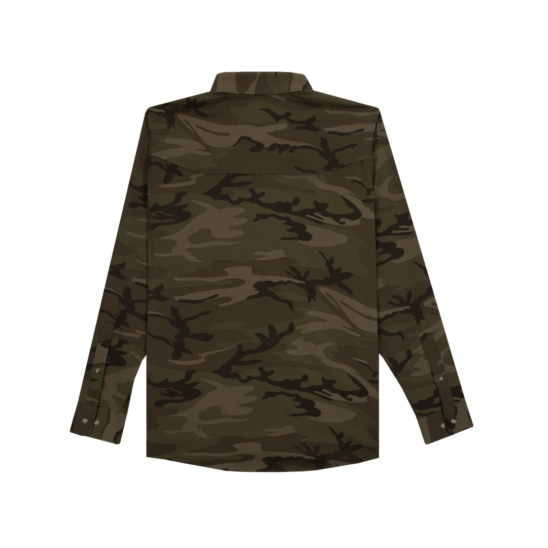 Poncho The Torcaza Long Sleeve Shirt, back view