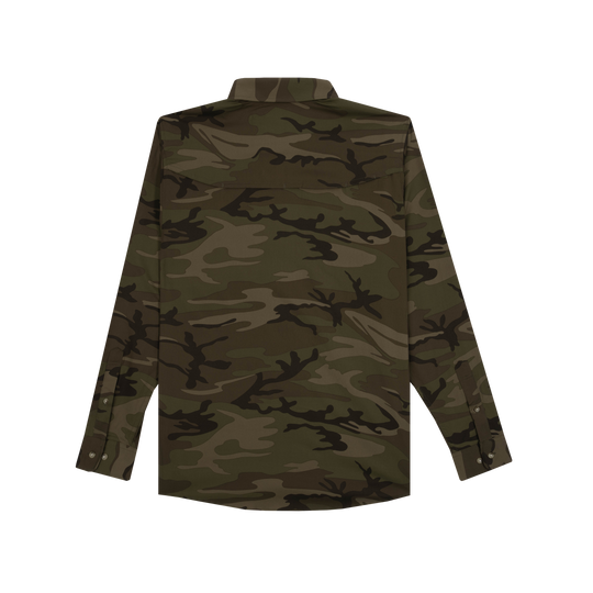 Poncho The Torcaza Long Sleeve Shirt, back view