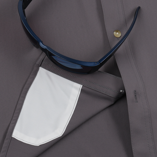 Poncho The Tripletail Long Sleeve Shirt, detail, view 2