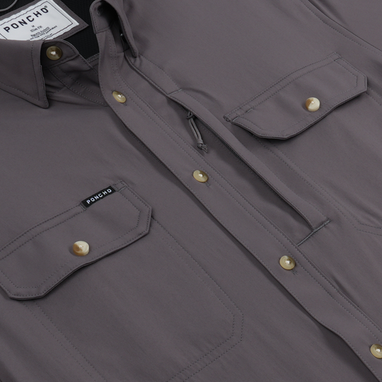 Poncho The Tripletail Long Sleeve Shirt, detail