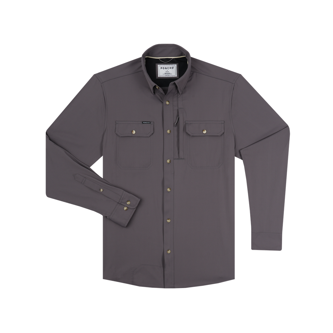Poncho The Tripletail Long Sleeve Shirt, front view