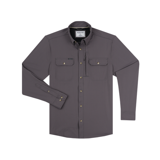 Poncho The Tripletail Long Sleeve Shirt, front view