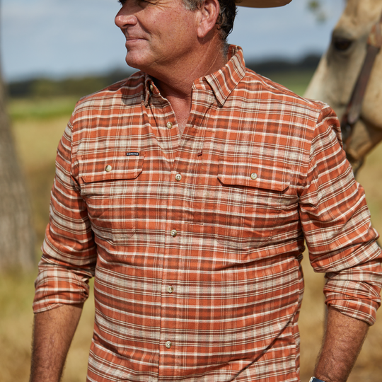 Poncho The Alamosa Long Sleeve Shirt, worn, view 2
