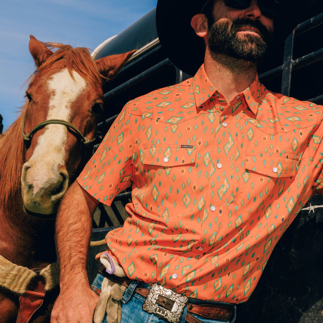 Poncho The Bisbee Short Sleeve Shirt, worn