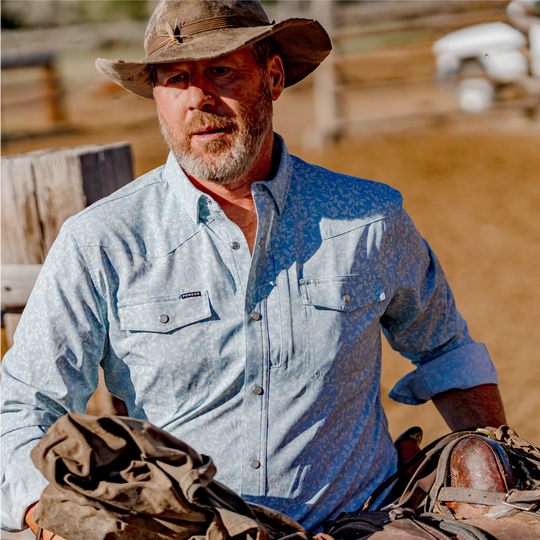 Poncho The Buckhorn Long Sleeve Shirt, view 7