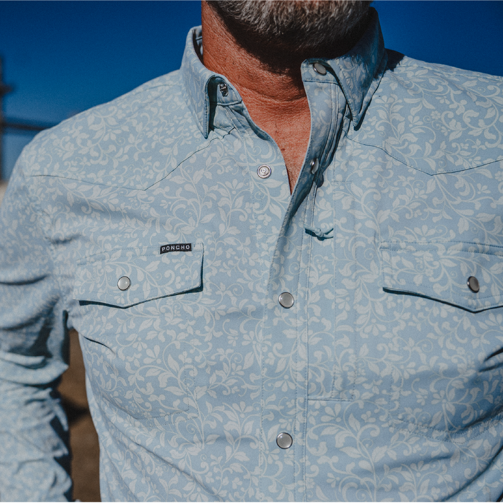 Poncho The Buckhorn Long Sleeve Shirt, view 2
