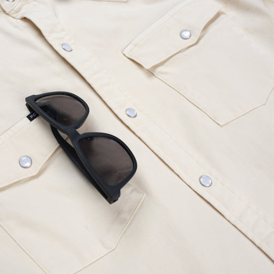 Poncho The Merle Long Sleeve Shirt, Pocket