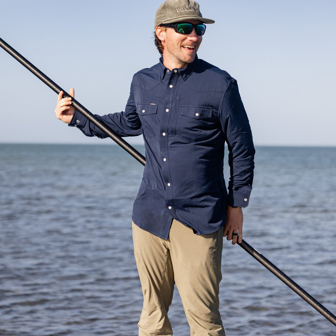 Poncho The Pacifico Long Sleeve Shirt, worn