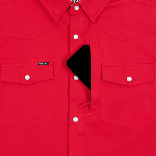 Poncho The Chilton Short Sleeve Shirt, Play, detail