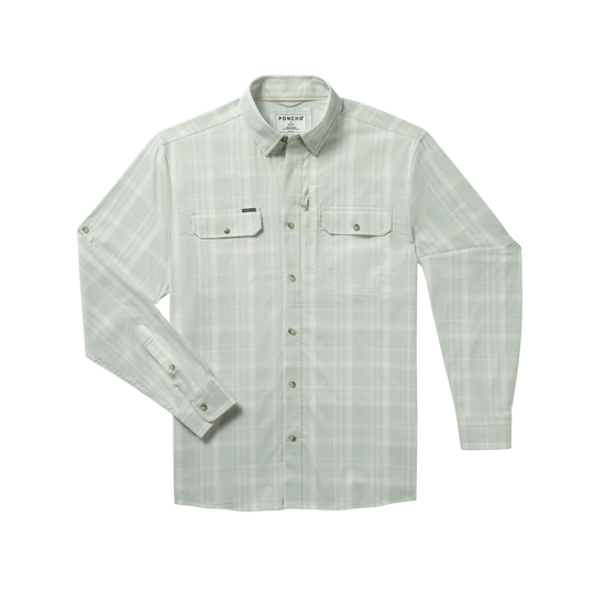 Poncho The Spanish Moss Long Sleeve Shirt, front view