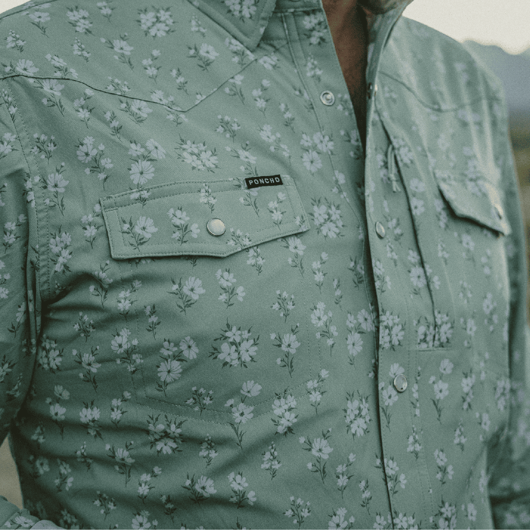 Poncho The Wild Bill Long Sleeve Shirt, view 7