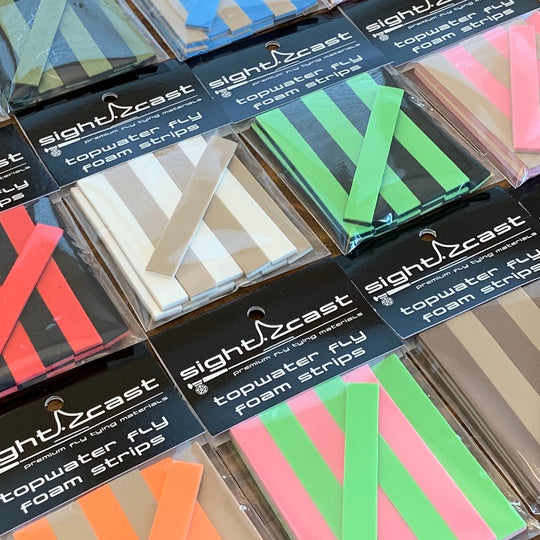 Sightcast Topwater Fly Foam Strips, Display