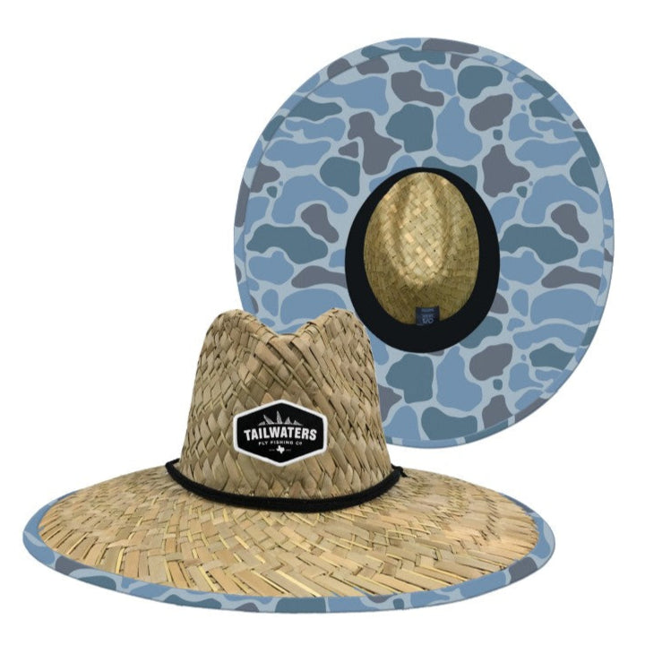 Tailwaters Fly Fishing Tracker Straw Hat