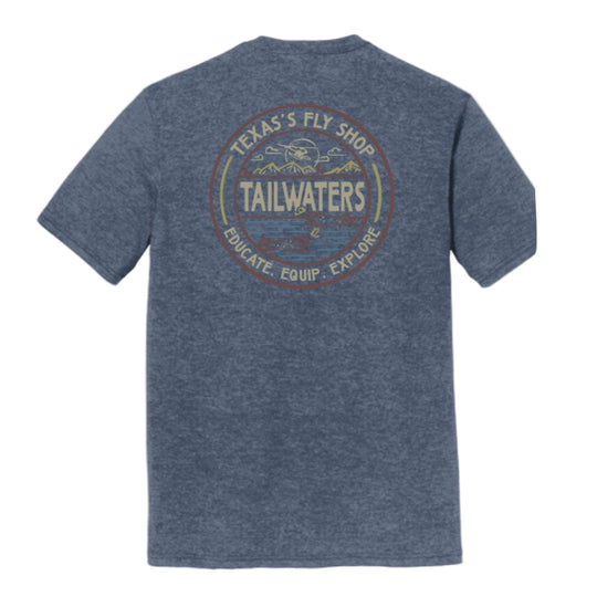 Tailwaters Fly Fishing Trouty Destination T-Shirt, view 3