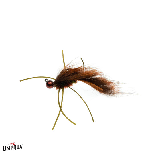 Tailwaters Flies Zirdle Bug, Olive/Brown