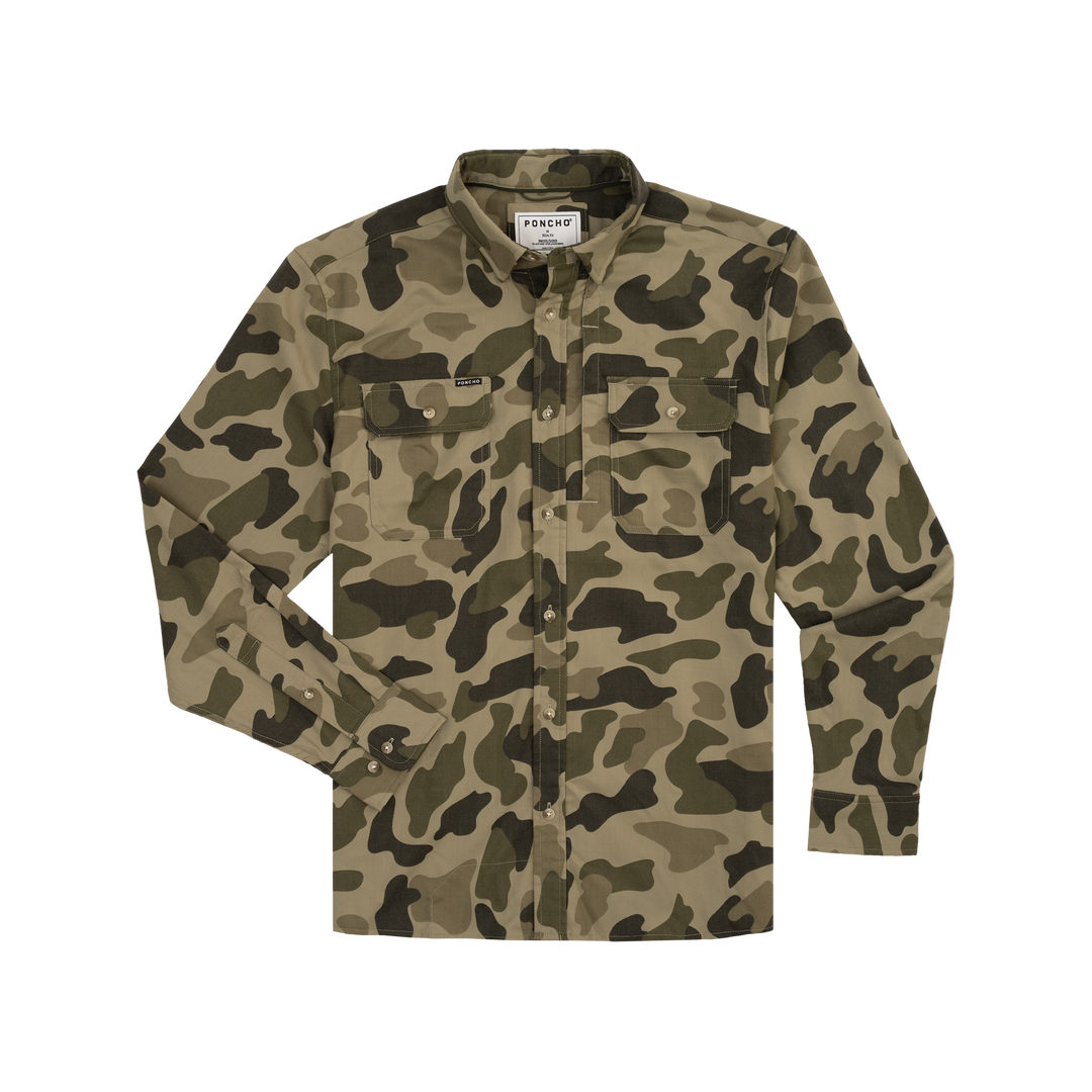 Poncho The Duck Blind Muck Long Sleeve Shirt