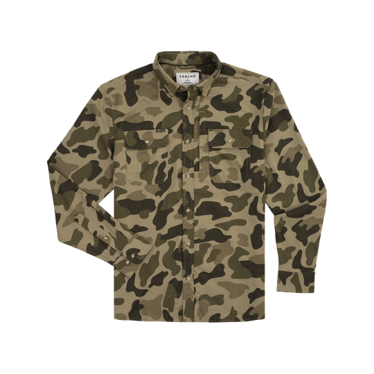 Poncho The Duck Blind Muck Long Sleeve Shirt