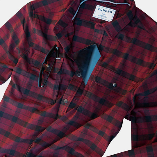Poncho The Buffalo Long Sleeve Shirt, view 3