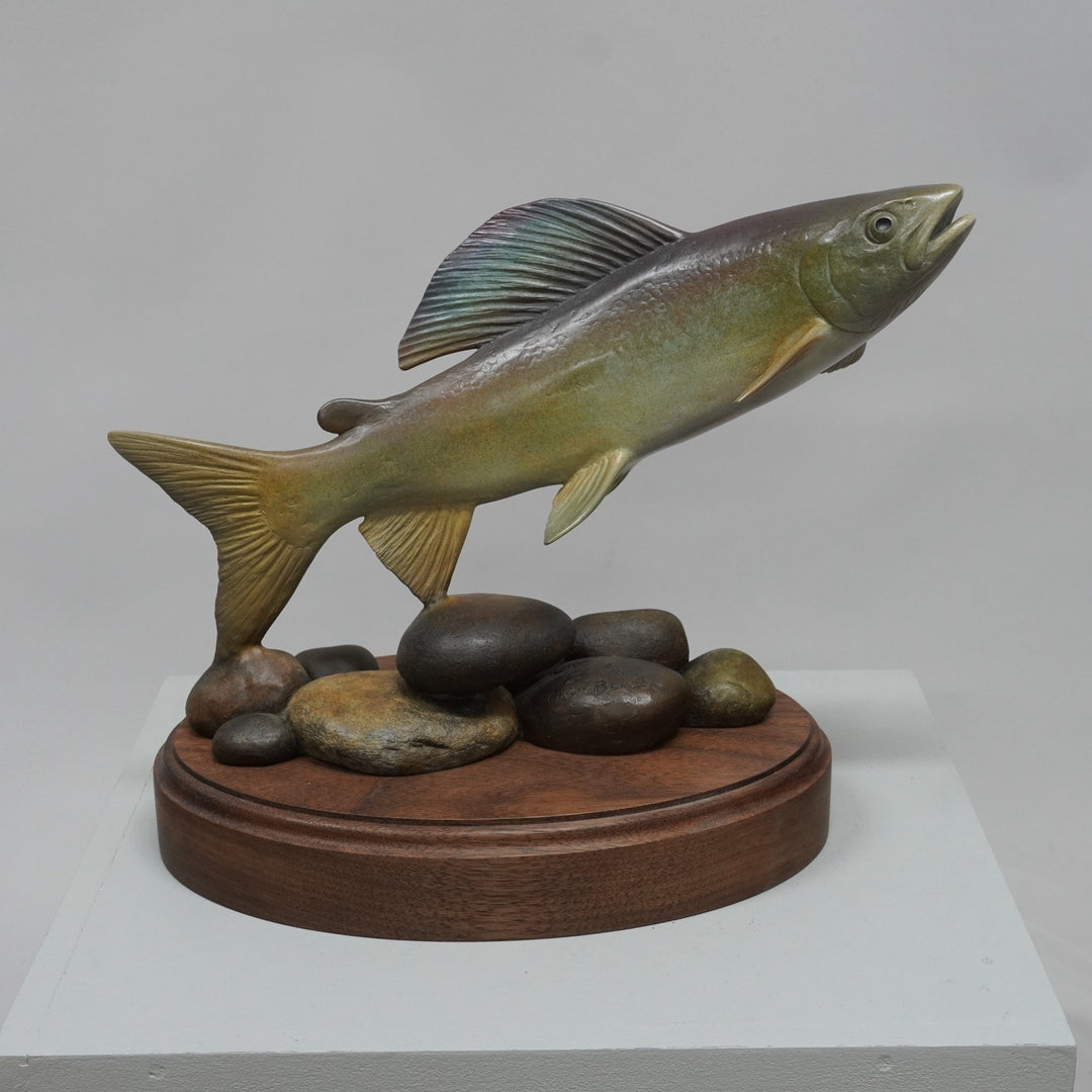 Chris Bladen Grayling Bronze Sculpture