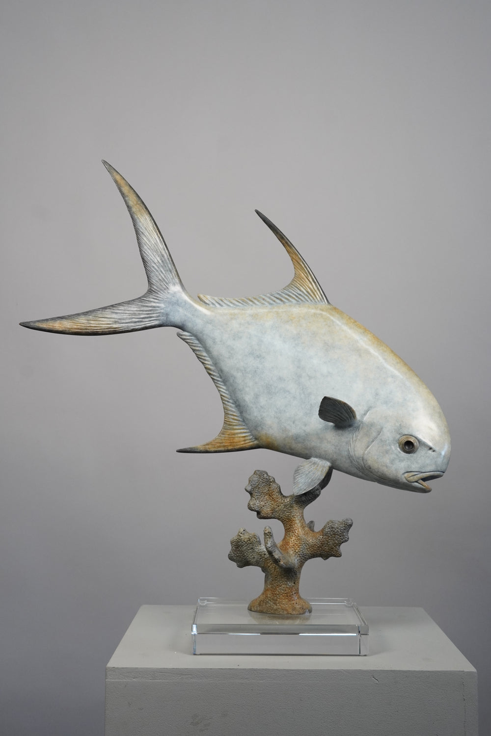 Chris Bladen Permit On Coral II Bronze Sculpture (In Store - Ready to Ship), view 2