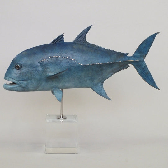 Chris Bladen Giant Trevally Blue Bronze Sculpture