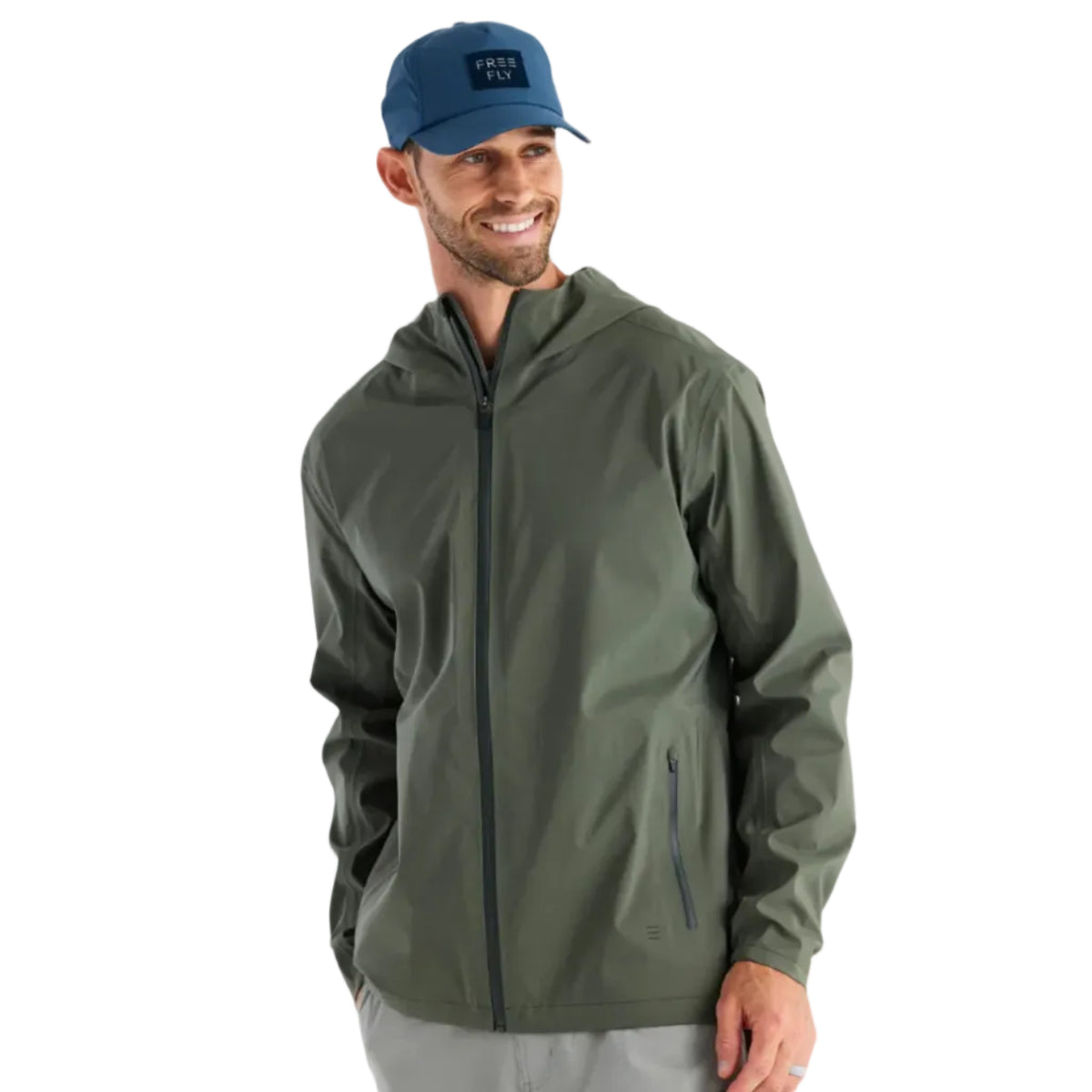 Free Fly Cloudshield Rain Jacket, Dark Olive