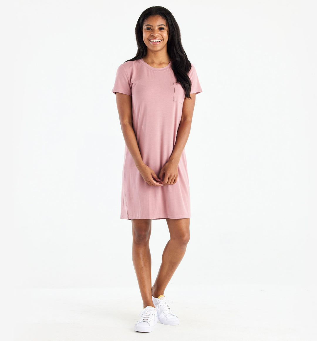 Free Fly Women's Bamboo Flex Pocket Dress, Ash Rose