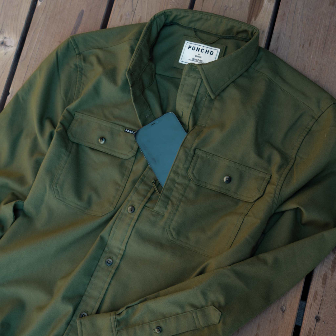 Poncho The Grizzly Long Sleeve Shirt, view 4