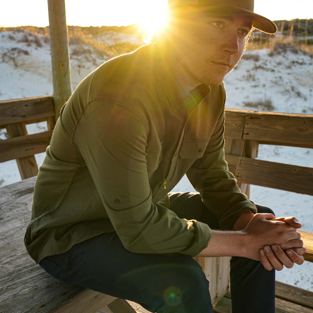 Poncho The Grizzly Long Sleeve Shirt, view 5