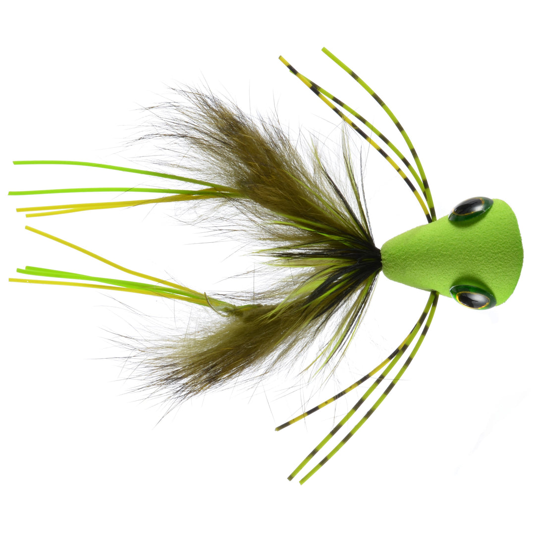 Tailwaters Flies Mason's Yella-Belly Frog, from above