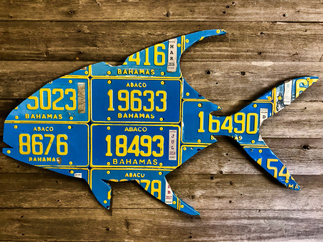 Cody's Fish Bahamas Permit License Plate Art