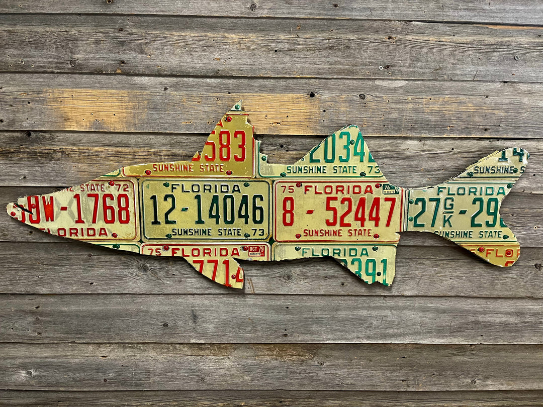 Cody's Fish Florida Snook License Plate Art