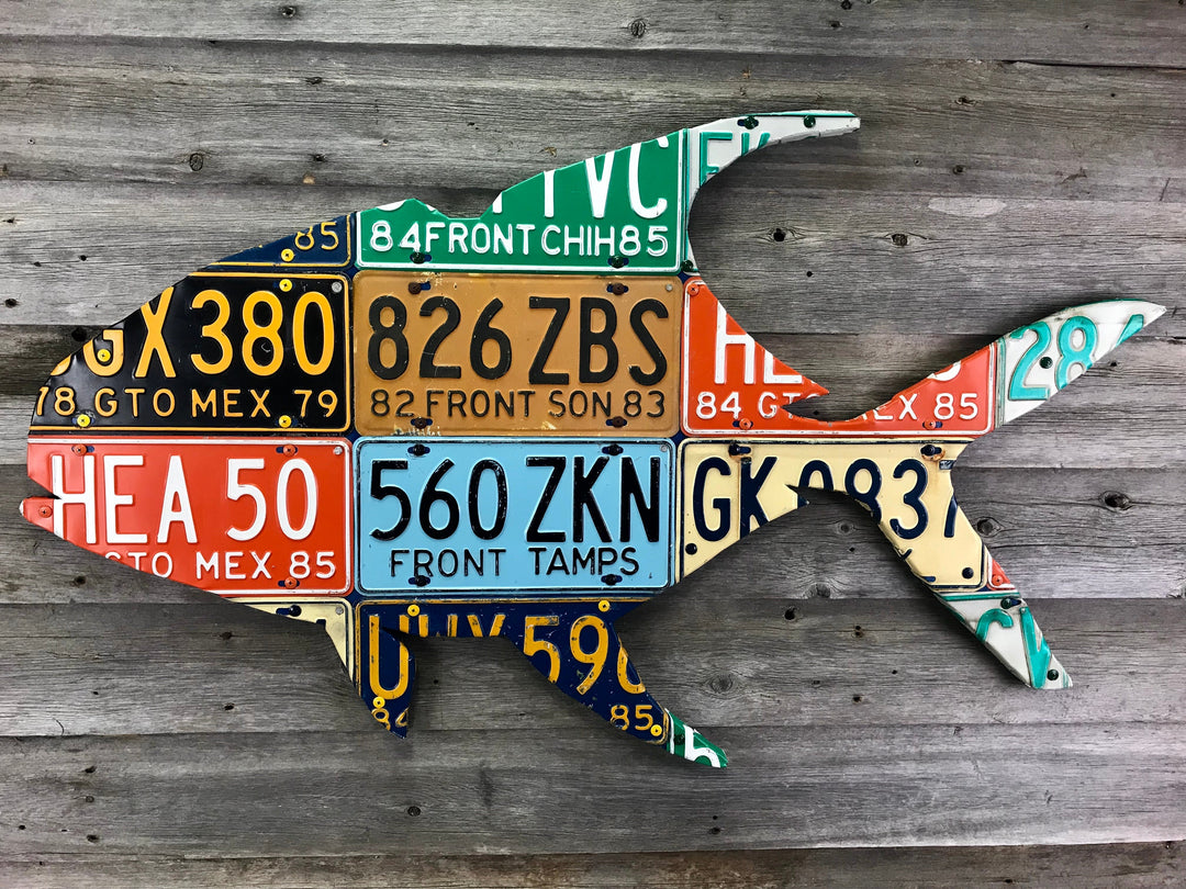 Cody's Fish Mexico Permit License Plate Art