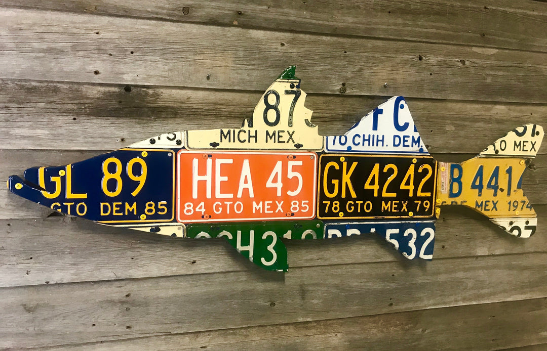 Cody's Fish Mexico Snook License Plate Art