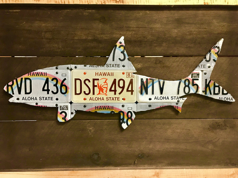 Cody's Fish Hawaii Bonefish License Plate Art, view 2