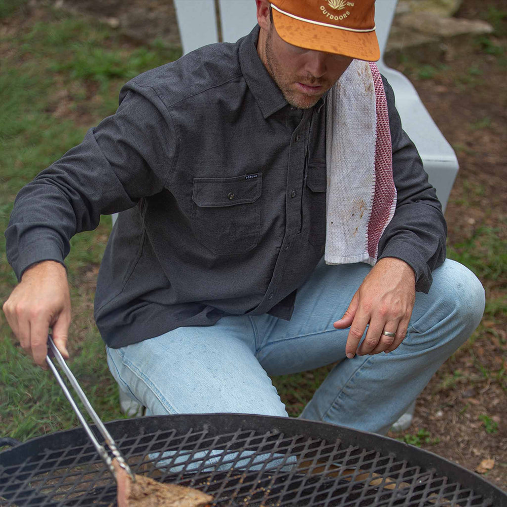 Poncho The Nighthawk Long Sleeve Shirt, worn
