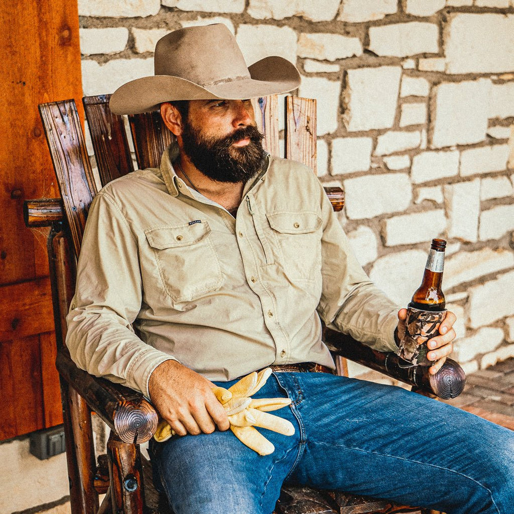 Poncho The Hey Buddy Long Sleeve Shirt, worn