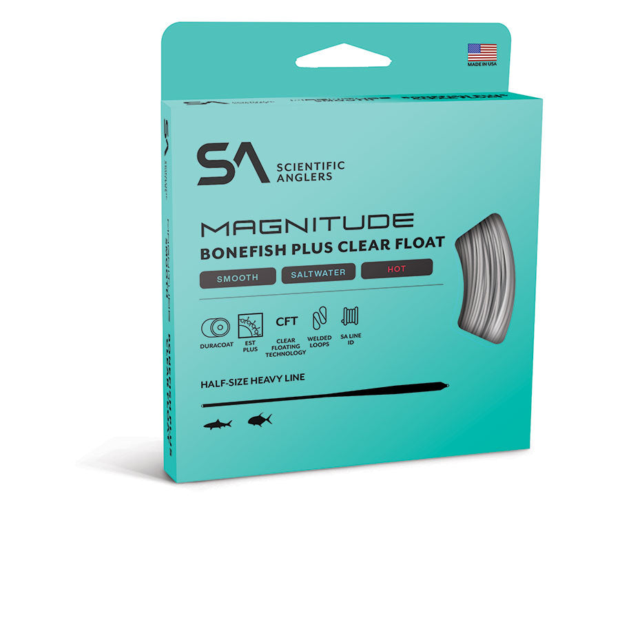 Scientific Anglers Magnitude Bonefish Full Clear Fly Line, Clear