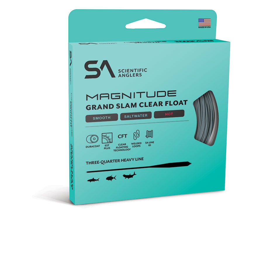 Scientific Anglers Magnitude Grand Slam Full Clear Fly Line, Clear