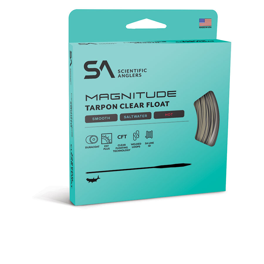 Scientific Anglers Magnitude Tarpon Full Clear Fly Line, Clear