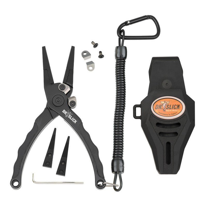 Dr Slick MicroBurst Plier w/ T.C. Cutters, Black