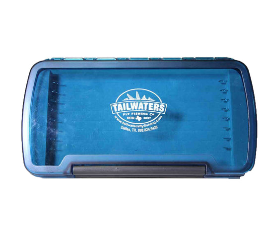 New Phase Tailwaters Logo New Phase Teton Articulated Box Blue
