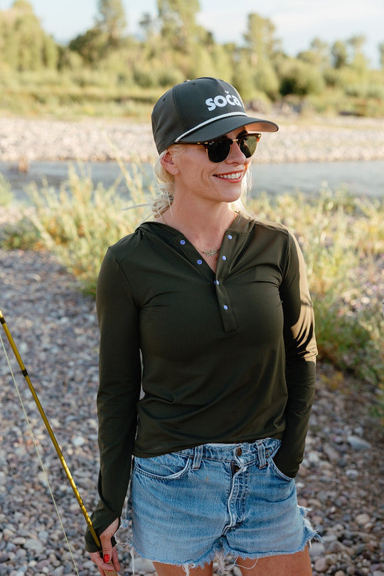 Soča The Sun Shirt, Olive Green