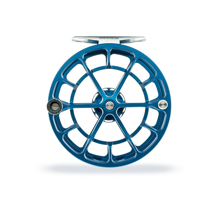Ross Reels Evolution LTX, Matte Blue, front view