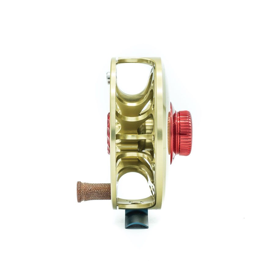 Ross Reels Limited Edition Coors San Miguel Reel, side view