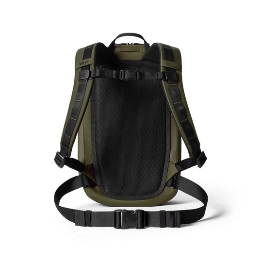 Yeti Cayo Backpack - 15L, Olive, back view
